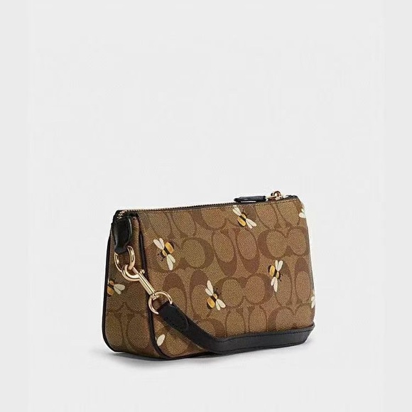 Coach C8673 19 In Signature Canvas With Bee Print - Picture 5 of 5